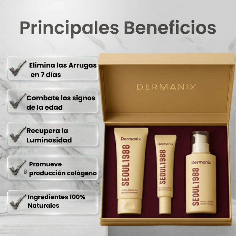 Kit Antiarrugas Dermanix | Tratamiento Coreano